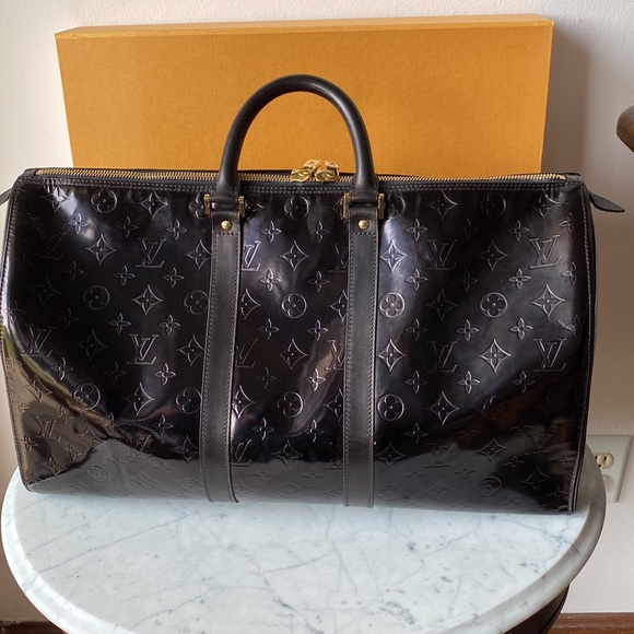 Authentic Louis Vuitton Mercer Vernis Keepall Travel Bag code BA 0998 - Picture 5 of 15